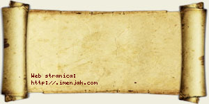 Hristina Terzić vizit kartica